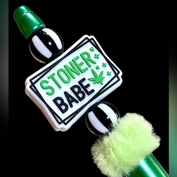 Fourty Dreams Boutique Other - New stoner babe focal beaded ballpoint pen